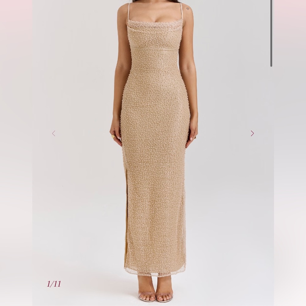 House of CB Calla embellished maxi dress